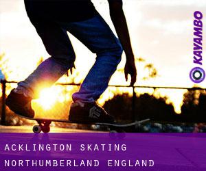 Acklington skating (Northumberland, England)