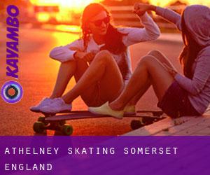 Athelney skating (Somerset, England)