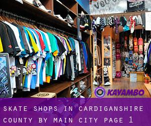 Skate Shops in Cardiganshire County by main city - page 1