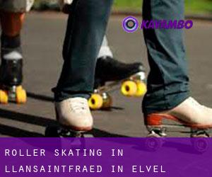 Roller Skating in Llansaintfraed in Elvel
