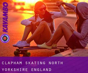 Clapham skating (North Yorkshire, England)