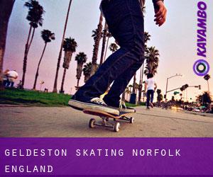 Geldeston skating (Norfolk, England)